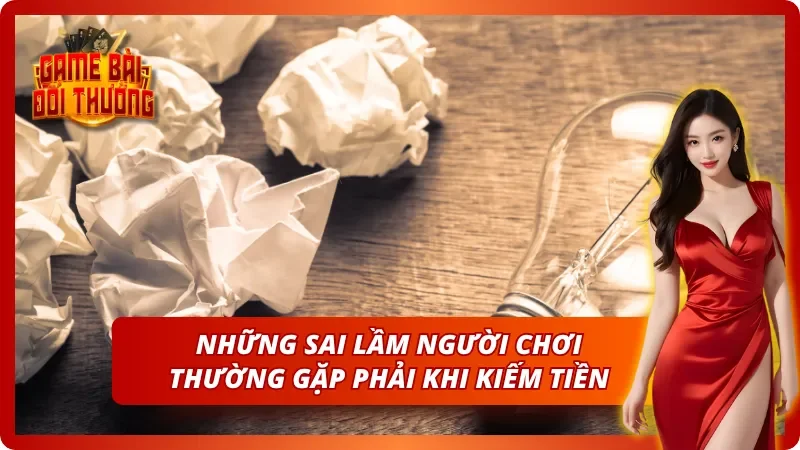 Một số lỗi cơ bản mà người chơi hay gặp phải khi kiếm tiền từ cổng game